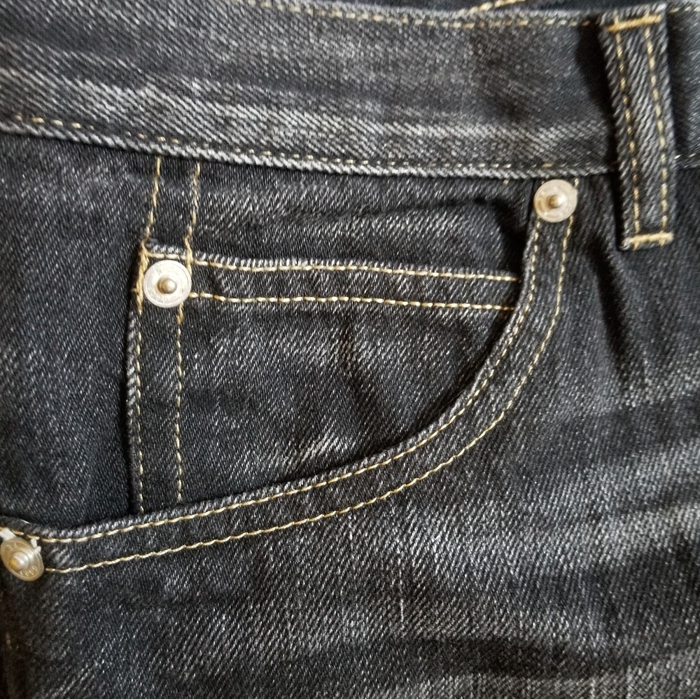 Golden Goose High Rise Denim Pants Size S Small Black - Picture 6 of 11